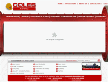 Tablet Screenshot of colesmining.com